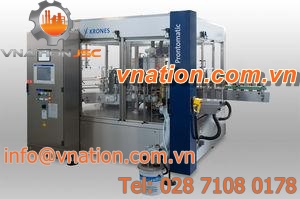 automatic labelling machine / cold-glue / rotary