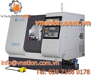 CNC lathe / 2-axis / compact / high-capacity