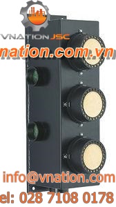 security silencer / for compressed air / for air ducts / expanding