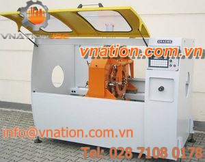 band saw / for tubes / for extrusion lines / CNC