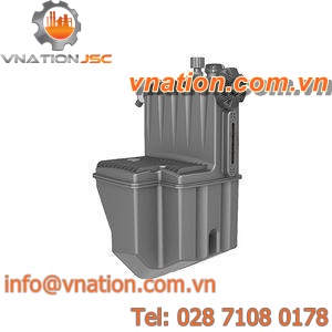 oil tank / steel / plastic / with filter