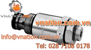direct-operated relief valve / cartridge / in-line / modular
