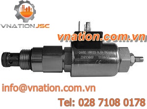 pilot-operated relief valve / proportional / cartridge