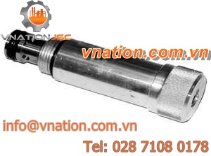 pilot-operated relief valve / cartridge / modular / in-line