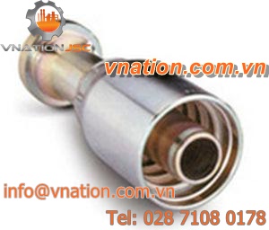 crimp fitting / hydraulic / high-pressure / spiral