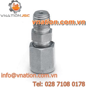 threaded fitting / union / bulkhead / male