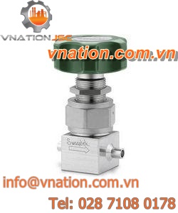 diaphragm valve / manual / control / stainless steel