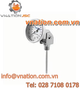 dial thermometer / adjustable dial / bimetallic / insertion