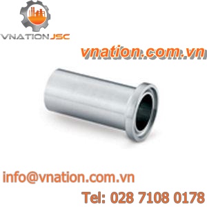 compression fitting / straight / stainless steel / sanitary