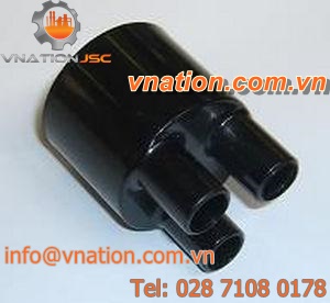 push-in fitting / U-shaped / plastic / for hoses