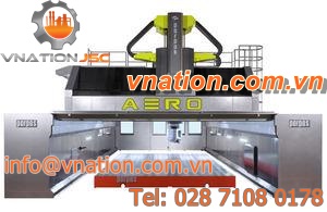 5-axis CNC milling machine / vertical / for aluminum / bridge
