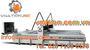 CNC cutting machine / metal / abrasive water-jet / for large parts