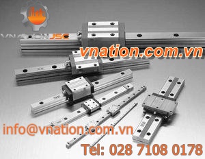 roller linear guide / skate wheel / steel