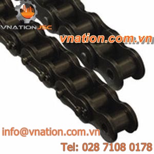 power transmission chain / double-pitch / stainless steel / industrial