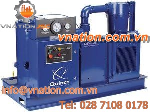 lubricated vacuum pump / single-stage / belt-drive / industrial