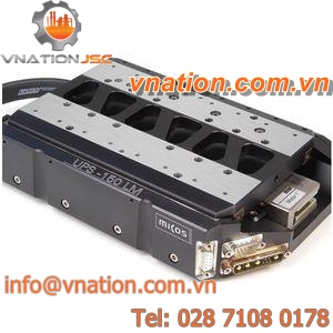 linear positioning stage / motorized / single-axis / high-precision