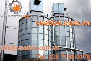 bolted silo / galvanized steel / industrial