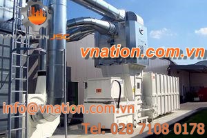 blow-off separator / for paper / air / for solids
