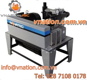 lubricated vacuum pump / single-stage / compact / for pneumatic conveying