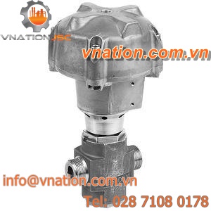 disc valve / for steam / threaded / stainless steel