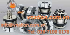 rigid coupling / stainless steel / metal bellows