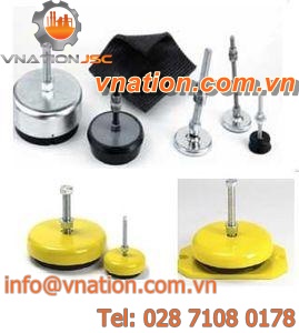 machine foot / anti-vibration / polyurethane
