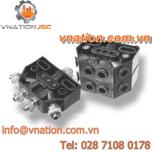 metal manifold / distribution / multi-channel / for vacuum