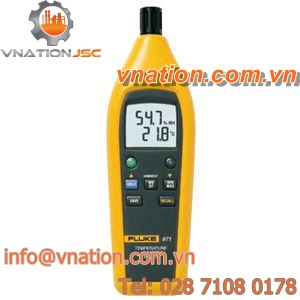 relative humidity measuring device / temperature / air quality / digital