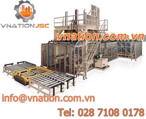 automotive part thermoforming and laminating machine / automated