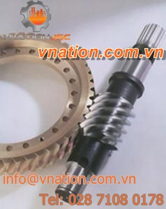 worm gear / spiral / custom / flange