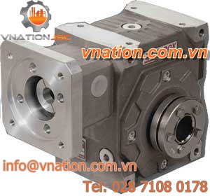 worm gear reducer / orthogonal / transmission