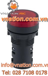 LED indicator light / snap-in / IP65 / round