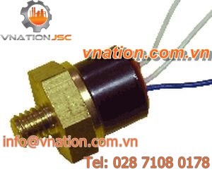 platinum resistive temperature sensor / threaded / average