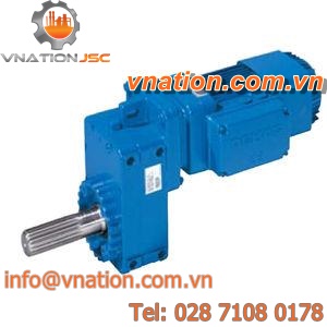 asynchronous electric gearmotor / parallel-shaft / bevel