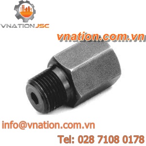 metering valve / male-female / in-line