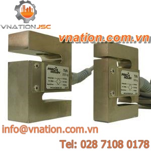 shear beam load cell / S-beam / nickel-plated / compact