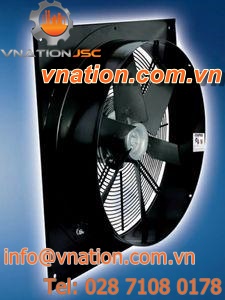 axial fan / ventilation / steel / industrial