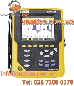electrical network analyzer / power quality / portable