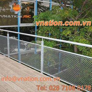 perforated sheet metal railing