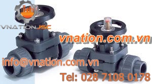 diaphragm valve / manual / control / threaded