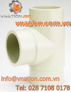 push-in fitting / T / plastic