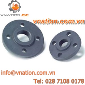 pipe flange / plastic / through-hole / threaded