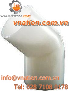 flange fitting / elbow / plastic