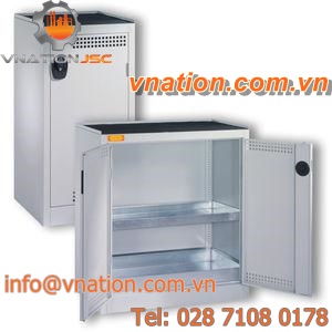 security cabinet / storage / free-standing / shelf