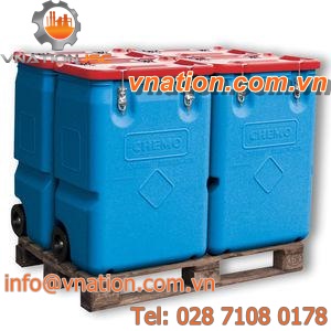 polyethylene crate / storage / transport / safety