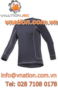 work shirt / polypropylene / cotton / breathable