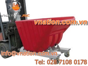 wheeled tilt truck / plastic