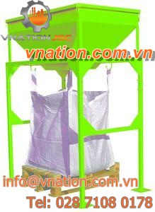 bottom-opening hopper / bag filling
