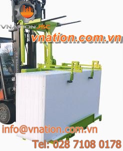 fork manipulator / booster / for plates / for materials handling
