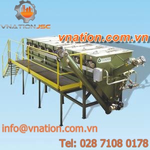 wastewater tank / settling / plastic / horizontal
